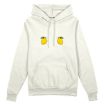 Squeeze Me Oversize Hoodie — Beyaz — Ön baskı