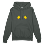Squeeze Me Oversize Hoodie — Antrasit — Ön baskı