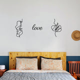 Passion - Love Themed 3 Piece Set Decorative Metal Painting