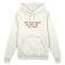 Stop Dating Oversize Hoodie - Beyaz - ön görünüm