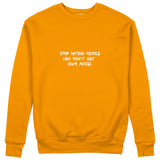 Stop Dating Sweatshirt - Turuncu - ön görünüm