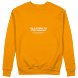 Stop Drinking Sweatshirt - Turuncu - ön görünüm