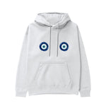 Sulu Boya Nazar Hoodie - Beyaz - ön görünüm