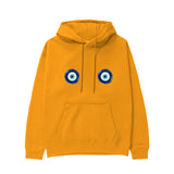 Sulu Boya Nazar Hoodie - Turuncu - ön görünüm