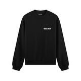 Summer Is Cool If You're Rich Oversize Sweatshirt - Siyah - ön görünüm