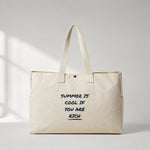 Summer Is Cool If You're Rich Daily Tote Bag – ön görünüm