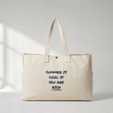 Summer Is Cool If You're Rich Daily Tote Bag – ön görünüm