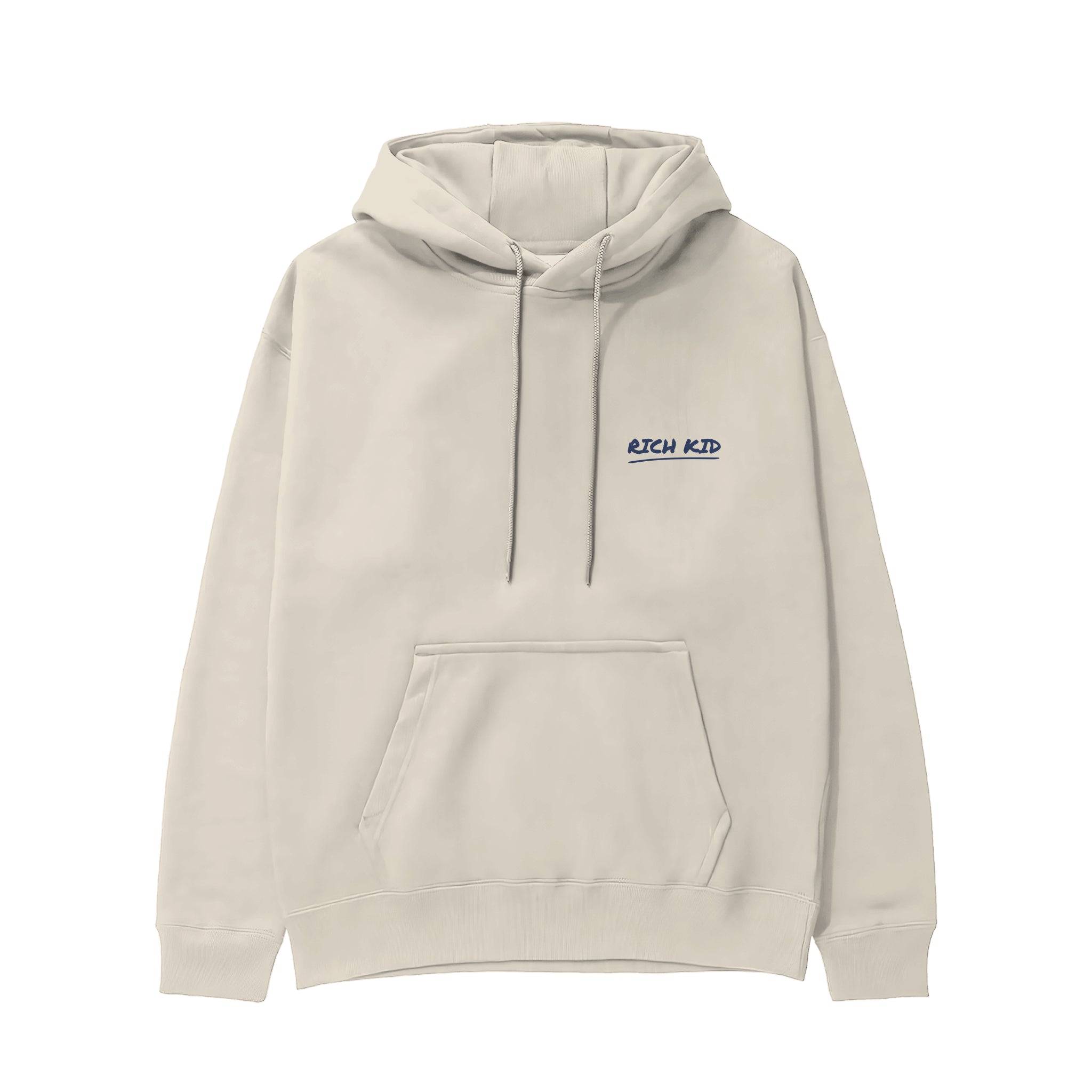 Summer Is Cool If You're Rich Hoodie - Krem - ön görünüm