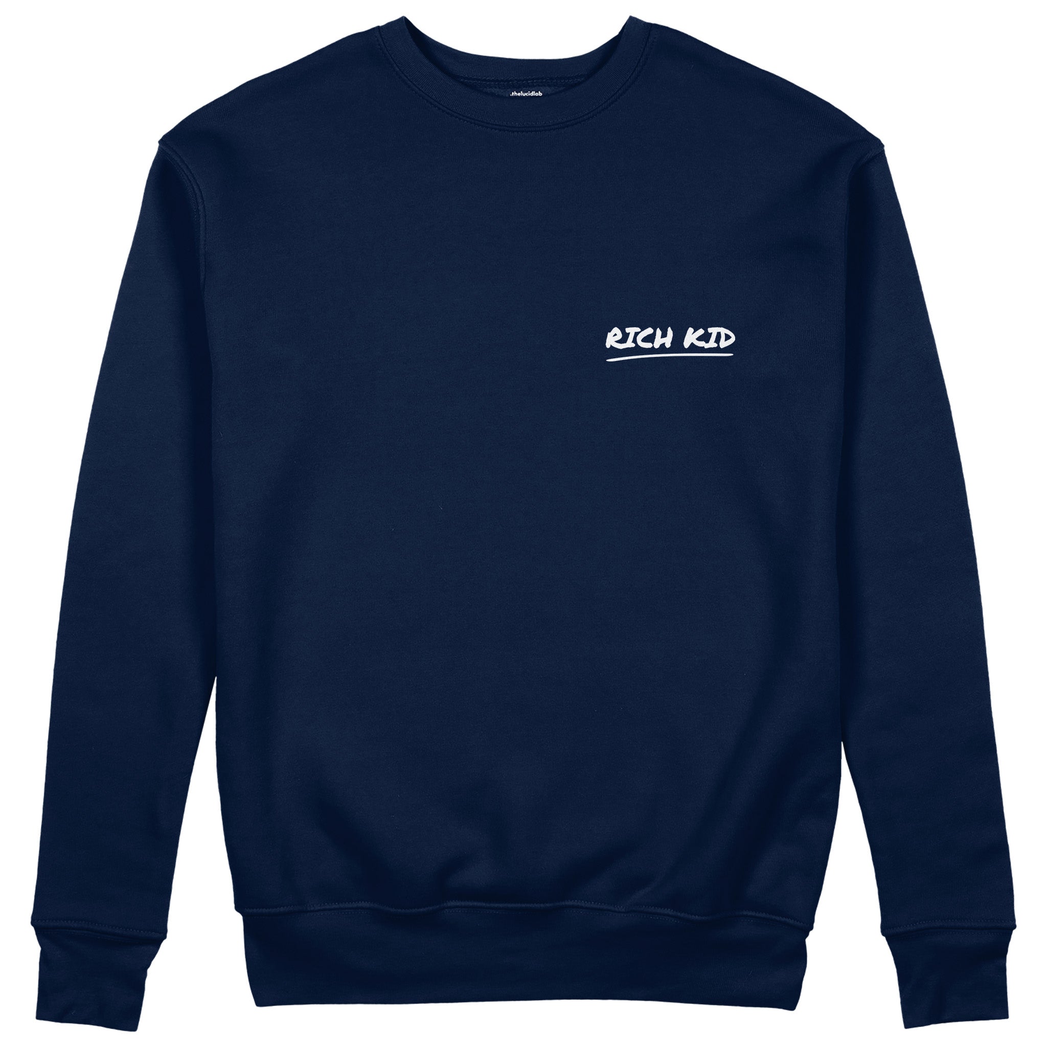 Summer Is Cool If You're Rich Sweatshirt - Lacivert - ön görünüm