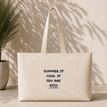 Summer Is Cool If You're Rich Weekend Tote Bag – ön görünüm