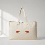 Summer Twins Daily Tote Bag – ön görünüm
