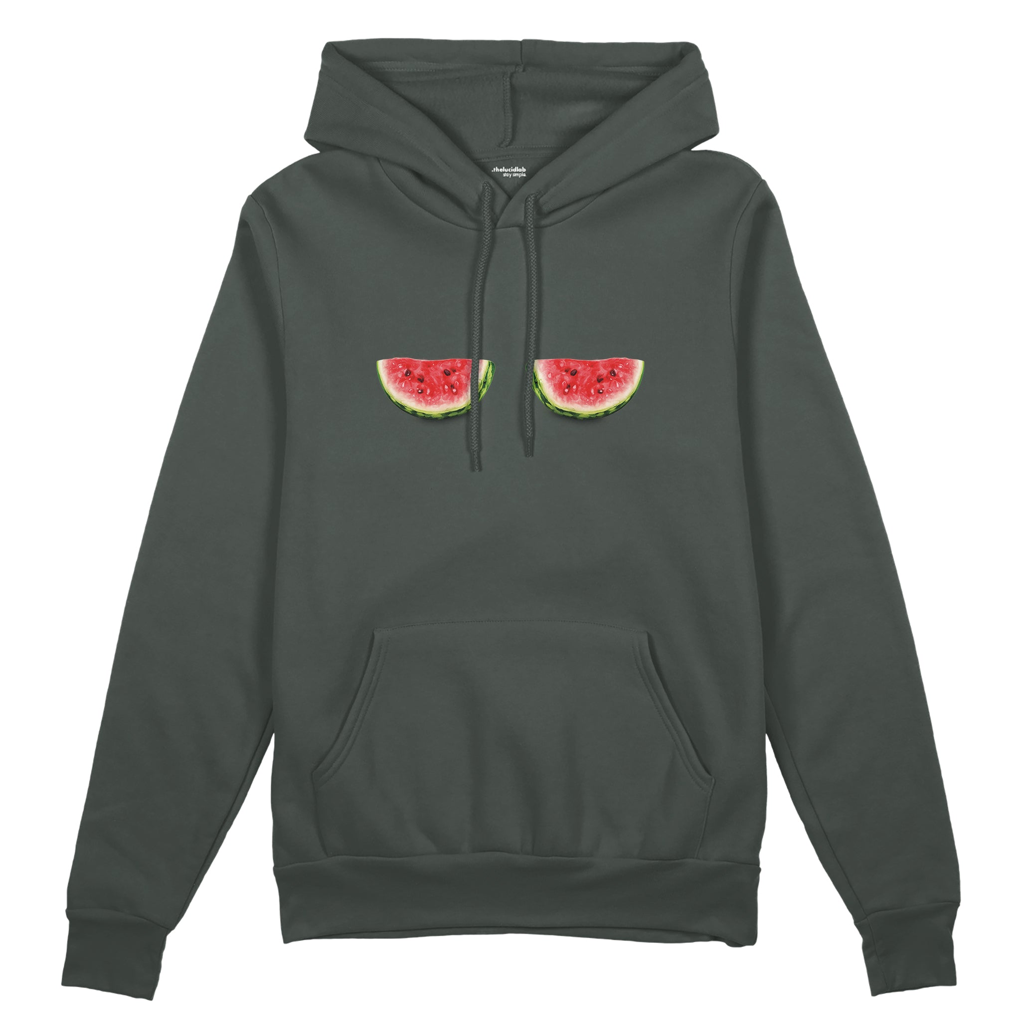 Summer Twins Oversize Hoodie - Antrasit - ön görünüm