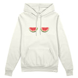 Summer Twins Oversize Hoodie - Beyaz - ön görünüm