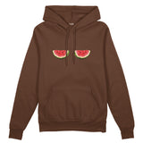 Summer Twins Oversize Hoodie - Kahverengi - ön görünüm