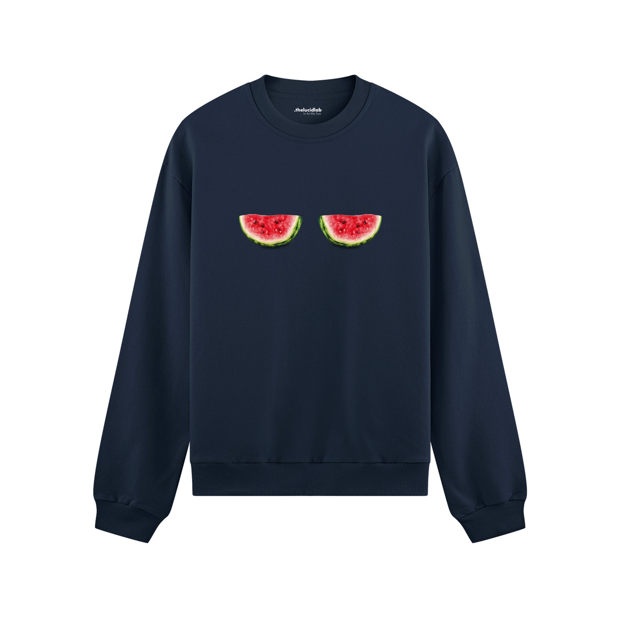 Summer Twins Oversize Sweatshirt - Lacivert - ön görünüm