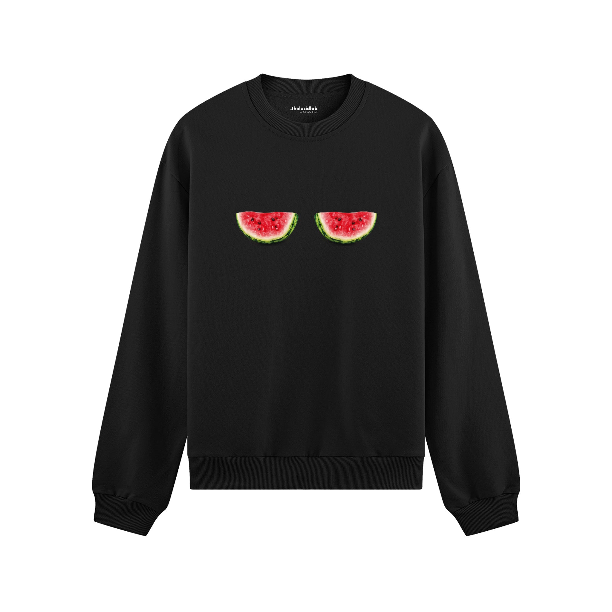 Summer Twins Oversize Sweatshirt - Siyah - ön görünüm
