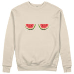 Summer Twins Sweatshirt - Bej - ön görünüm