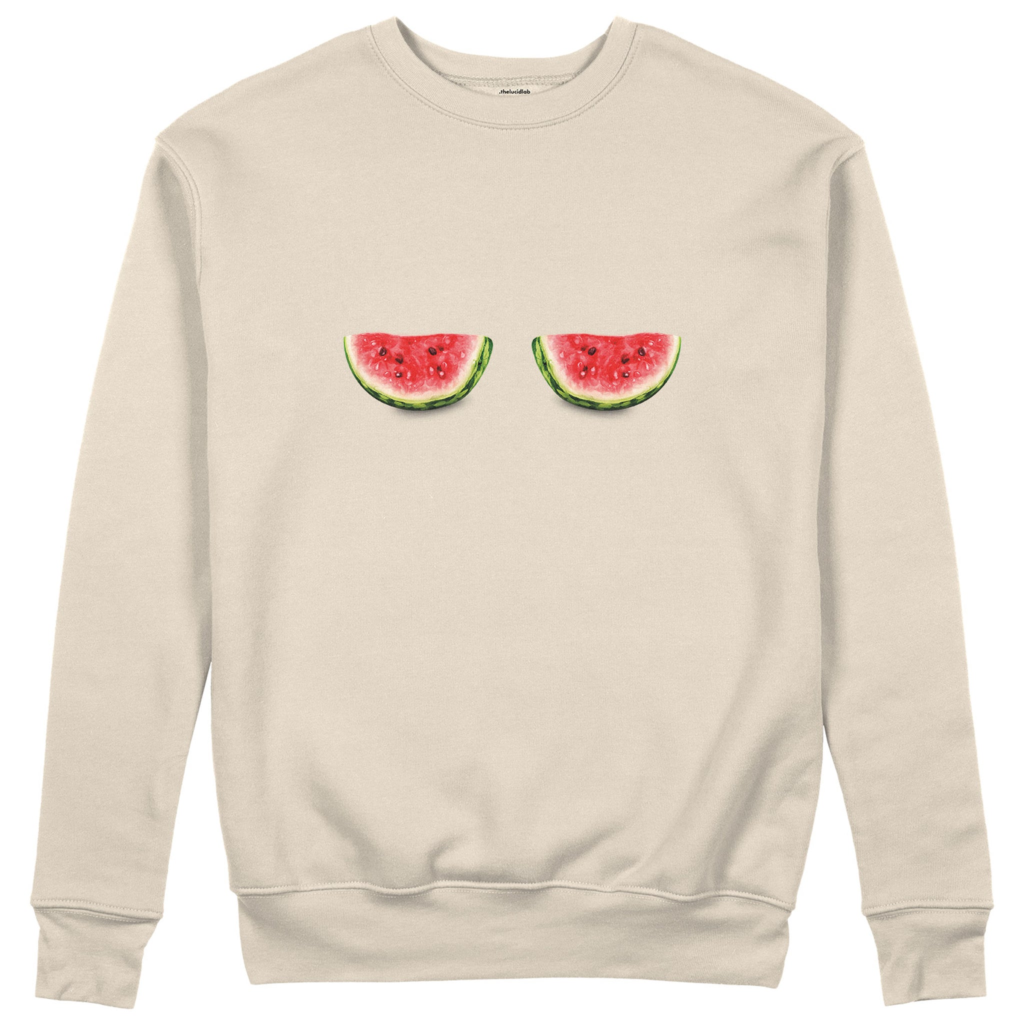 Summer Twins Sweatshirt - Bej - ön görünüm