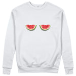 Summer Twins Sweatshirt - Beyaz - ön görünüm