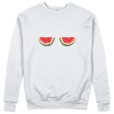 Summer Twins Sweatshirt - Beyaz - ön görünüm