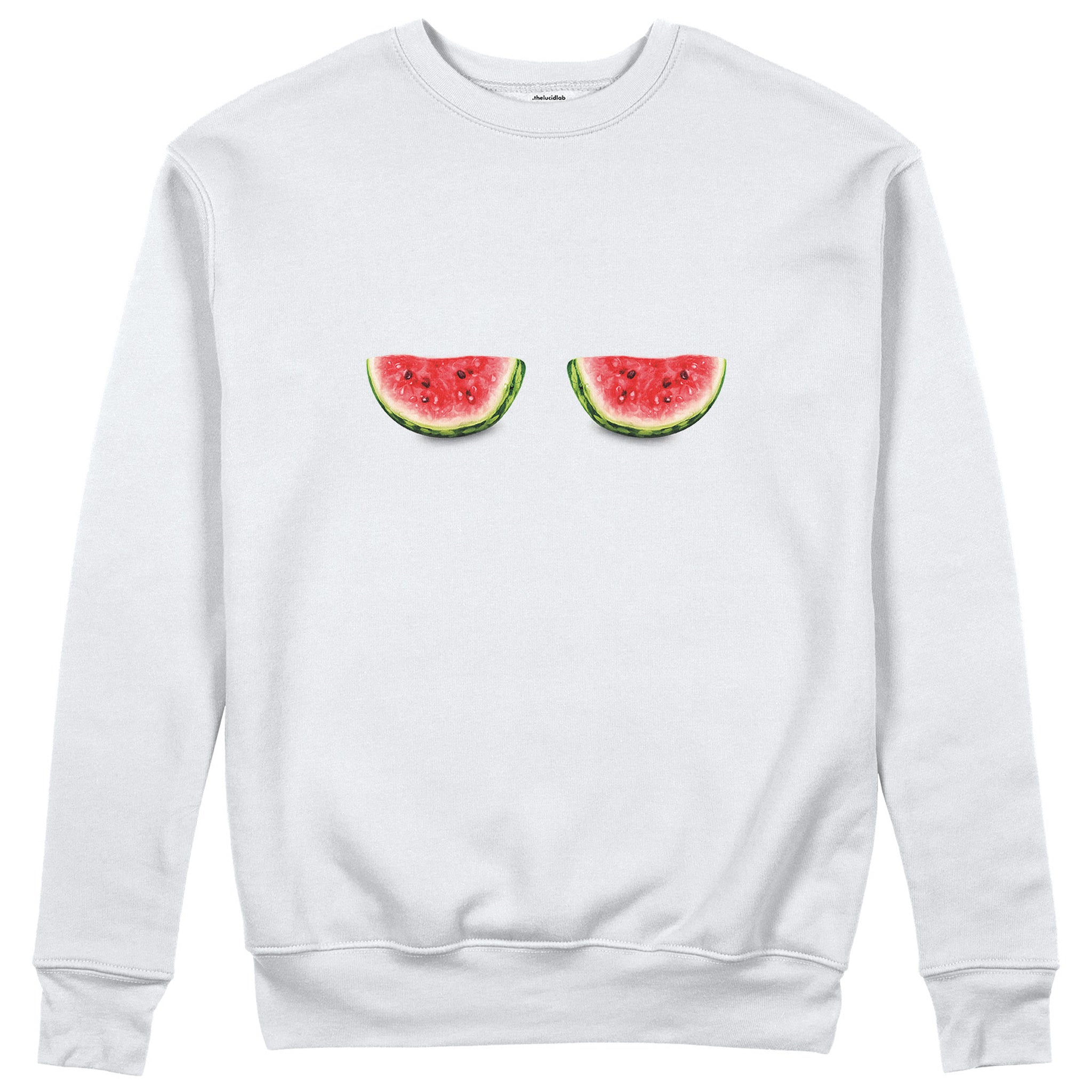 Summer Twins Sweatshirt - Beyaz - ön görünüm
