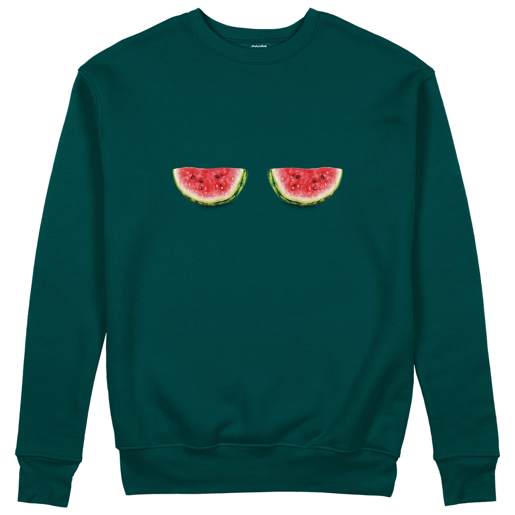 Summer Twins Sweatshirt - Koyu Yeşil - ön görünüm