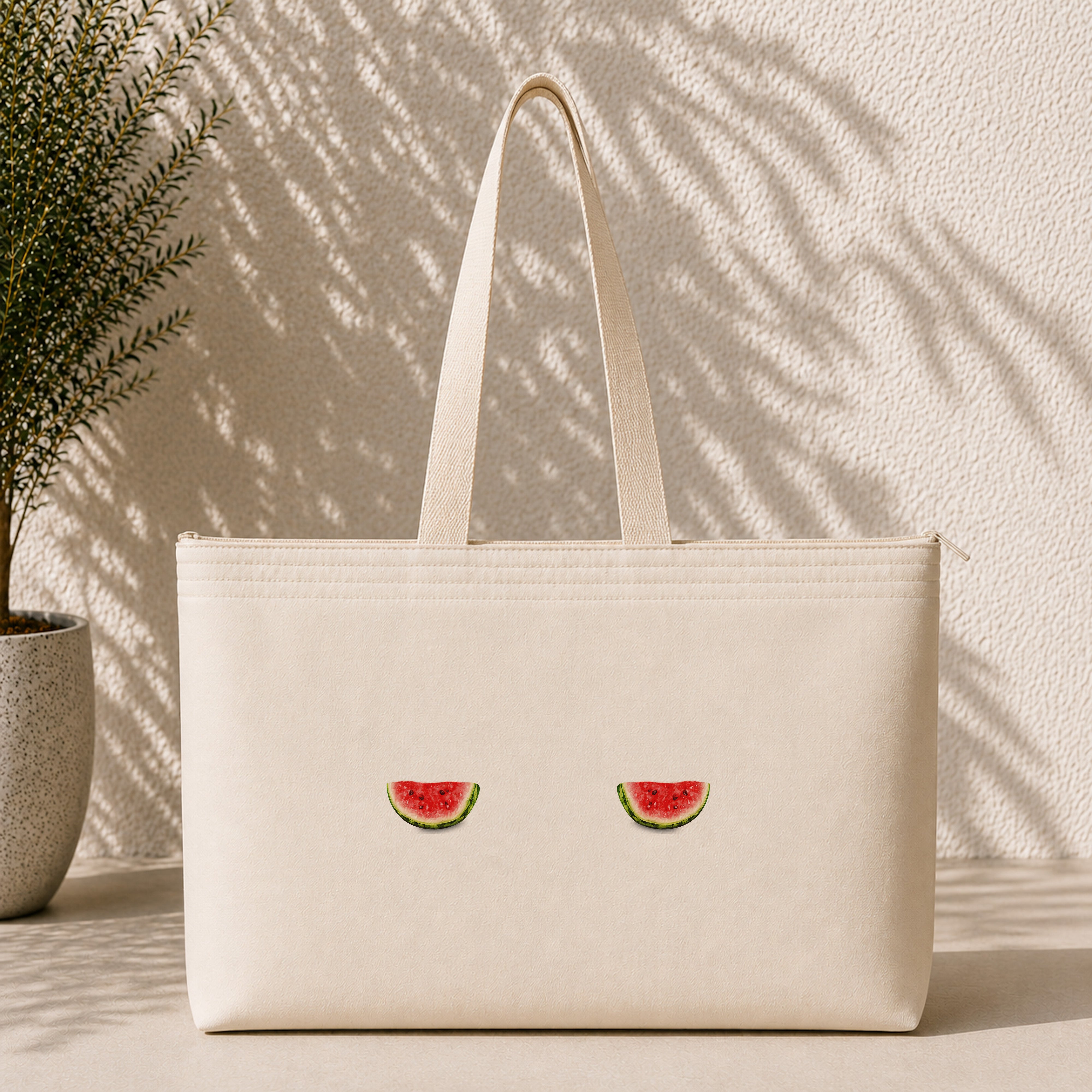 Summer Twins Weekend Tote Bag – ön görünüm