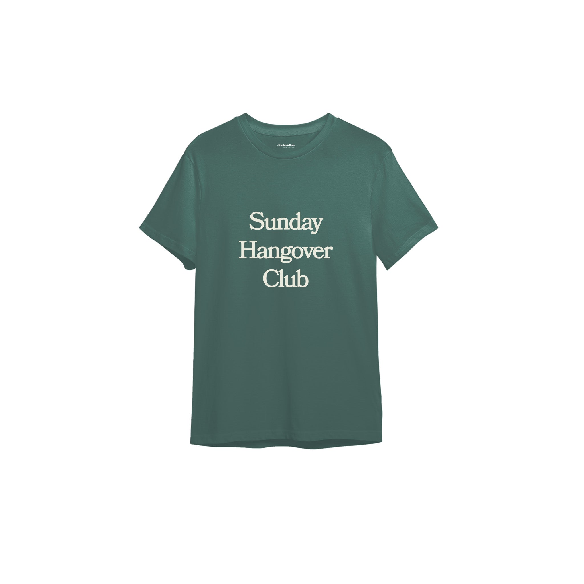 Sunday Hangover Club Tişört — Yeşil