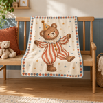Teddy Parade Polar Bebek Battaniyesi, ayıcık desenli ana görünüm