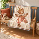Teddy Parade Polar Bebek Battaniyesi — Çapraz görünüm