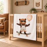 Teddy Rider Polar Bebek Battaniyesi – farklı açı
