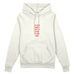 Tell Your Parents Oversize Hoodie - Beyaz - ön görünüm