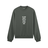Tell Your Parents Oversize Sweatshirt - Antrasit - ön görünüm