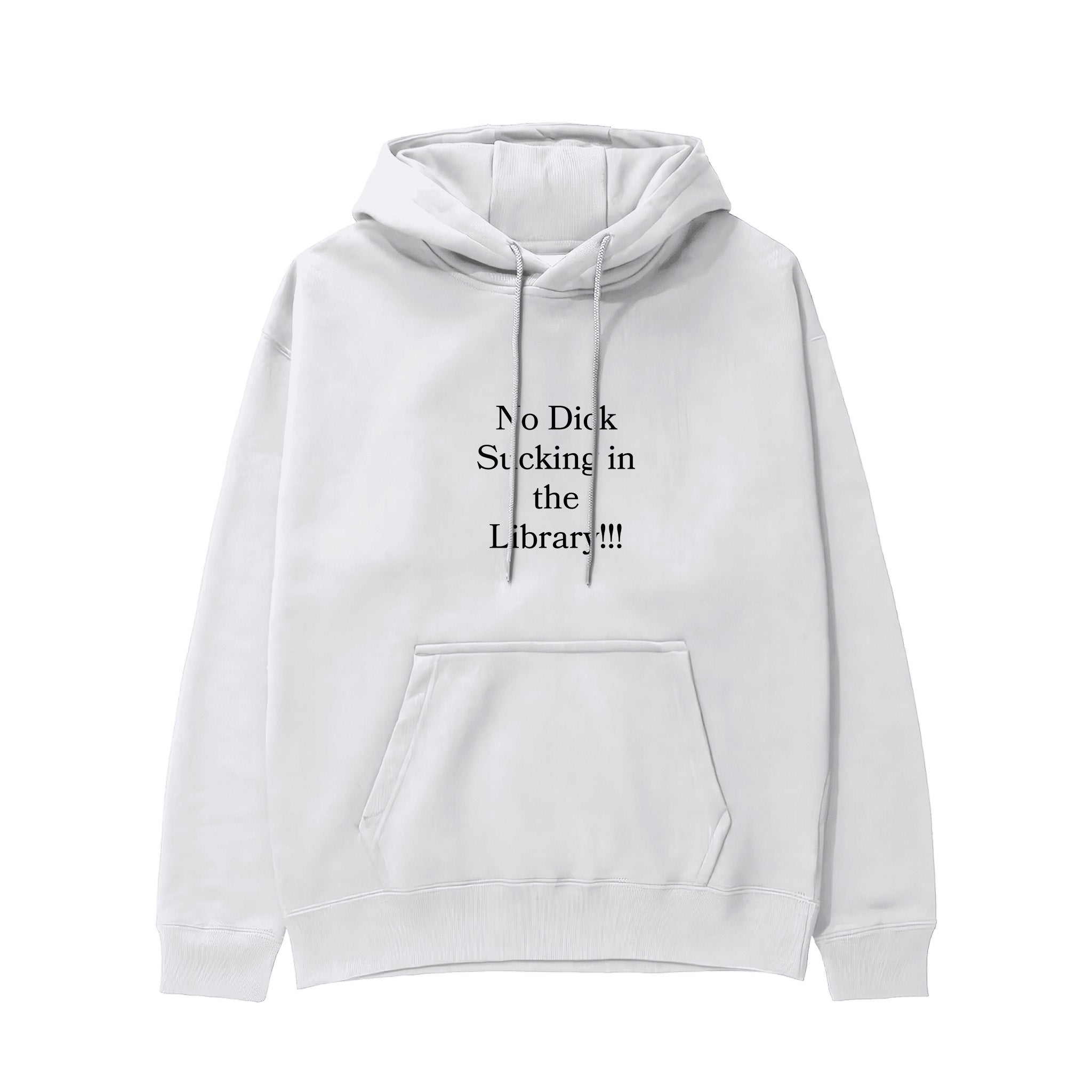 The Library Hoodie - Beyaz - ön görünüm