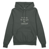 The Library Oversize Hoodie - Antrasit - ön görünüm