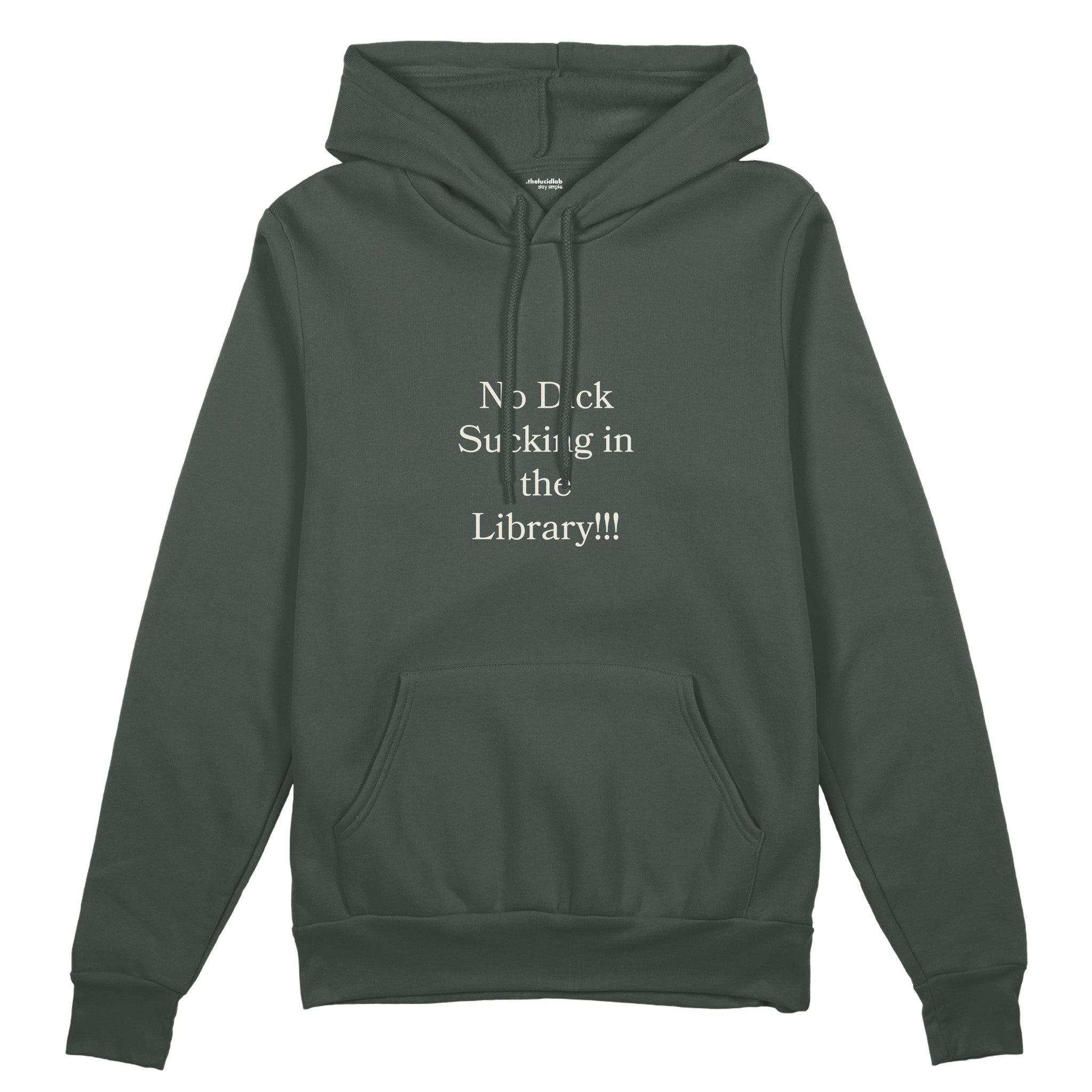 The Library Oversize Hoodie - Antrasit - ön görünüm
