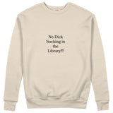 The Library Sweatshirt - Bej - ön görünüm