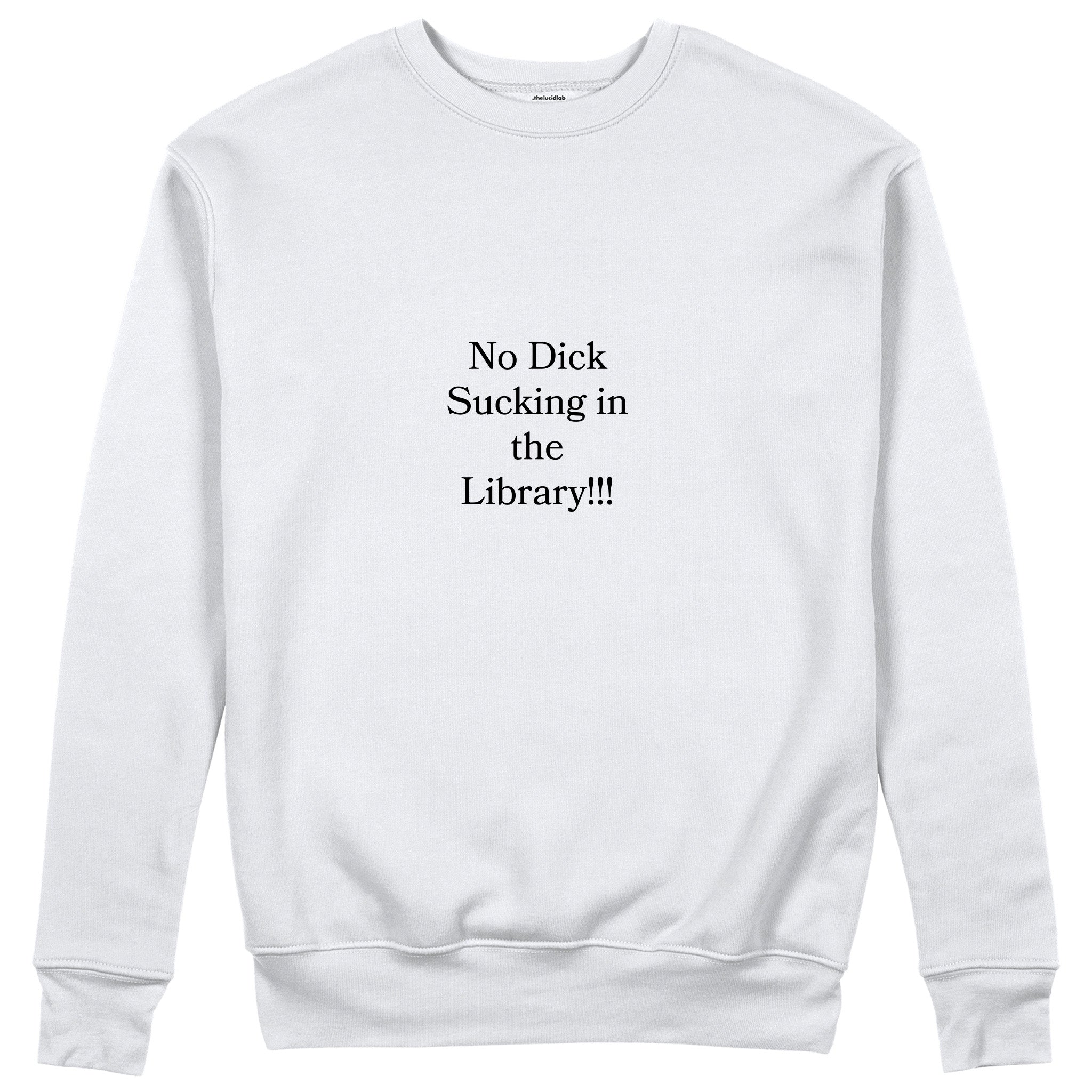 The Library Sweatshirt - Beyaz - ön görünüm