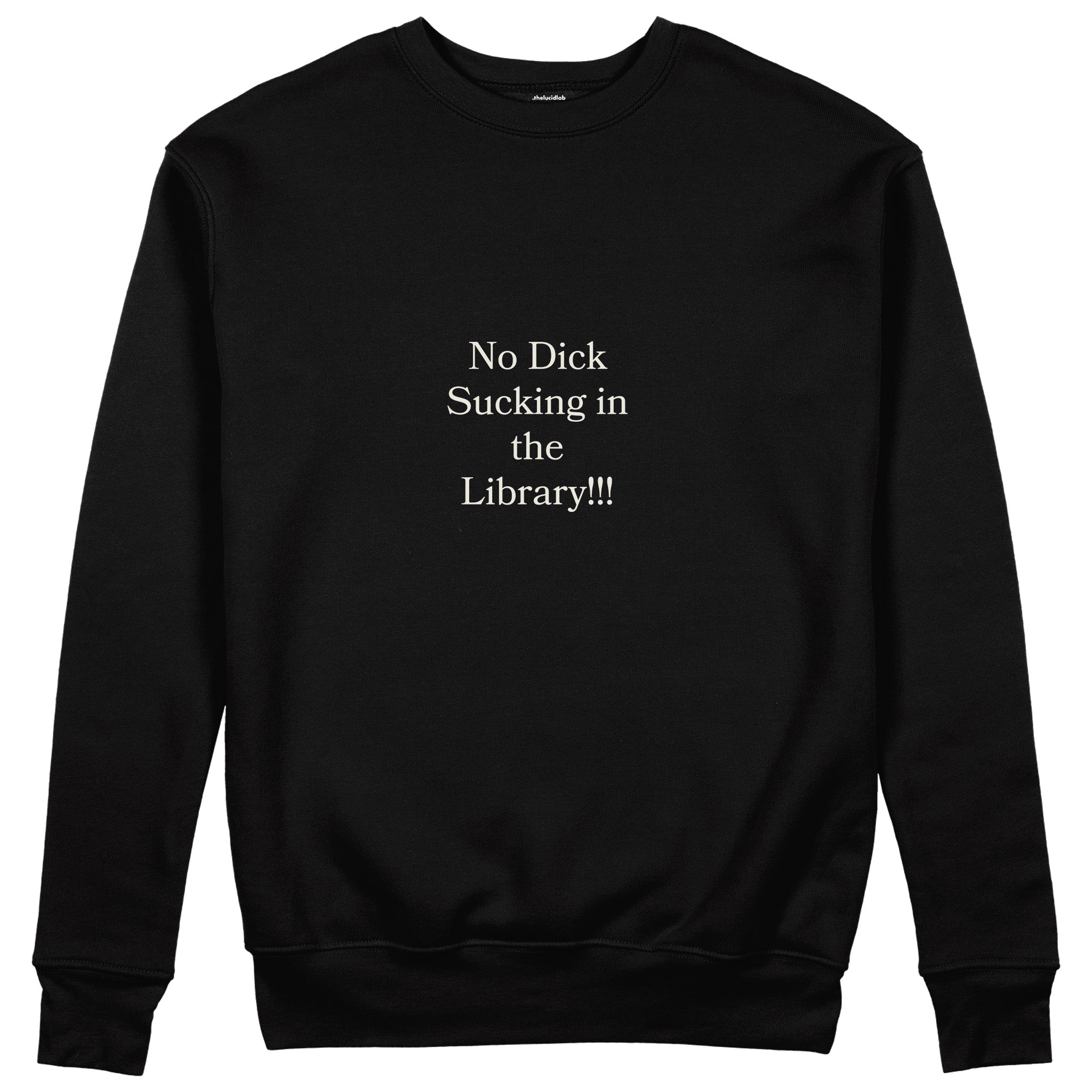 The Library Sweatshirt - Siyah - ön görünüm