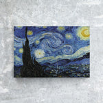 The Starry Night - Yıldızlı Gece Kanvas Tablo