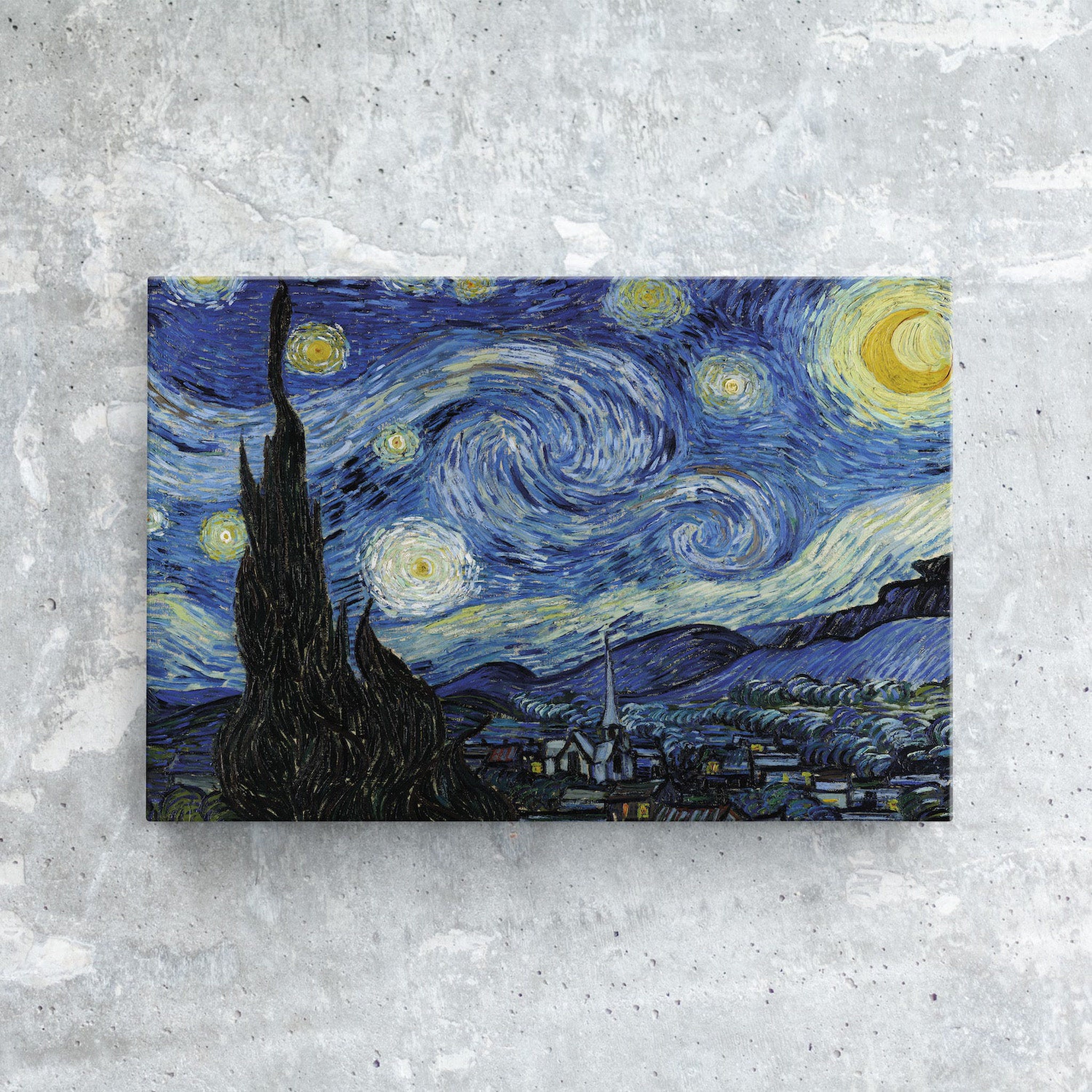 The Starry Night - Yıldızlı Gece Kanvas Tablo