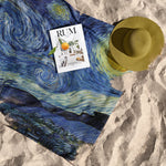 The Starry Night - Yıldızlı Gece Plaj Havlusu