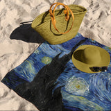 The Starry Night - Yıldızlı Gece Plaj Havlusu