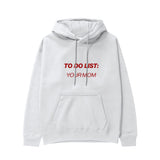 To Do List Hoodie - Beyaz - ön görünüm