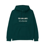 To Do List Hoodie - Koyu Yeşil - ön görünüm