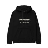 To Do List Hoodie - Siyah - ön görünüm