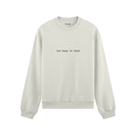 Too Busy Oversize Sweatshirt - Beyaz - ön görünüm