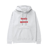 Toxic Queen Hoodie - Beyaz - ön görünüm