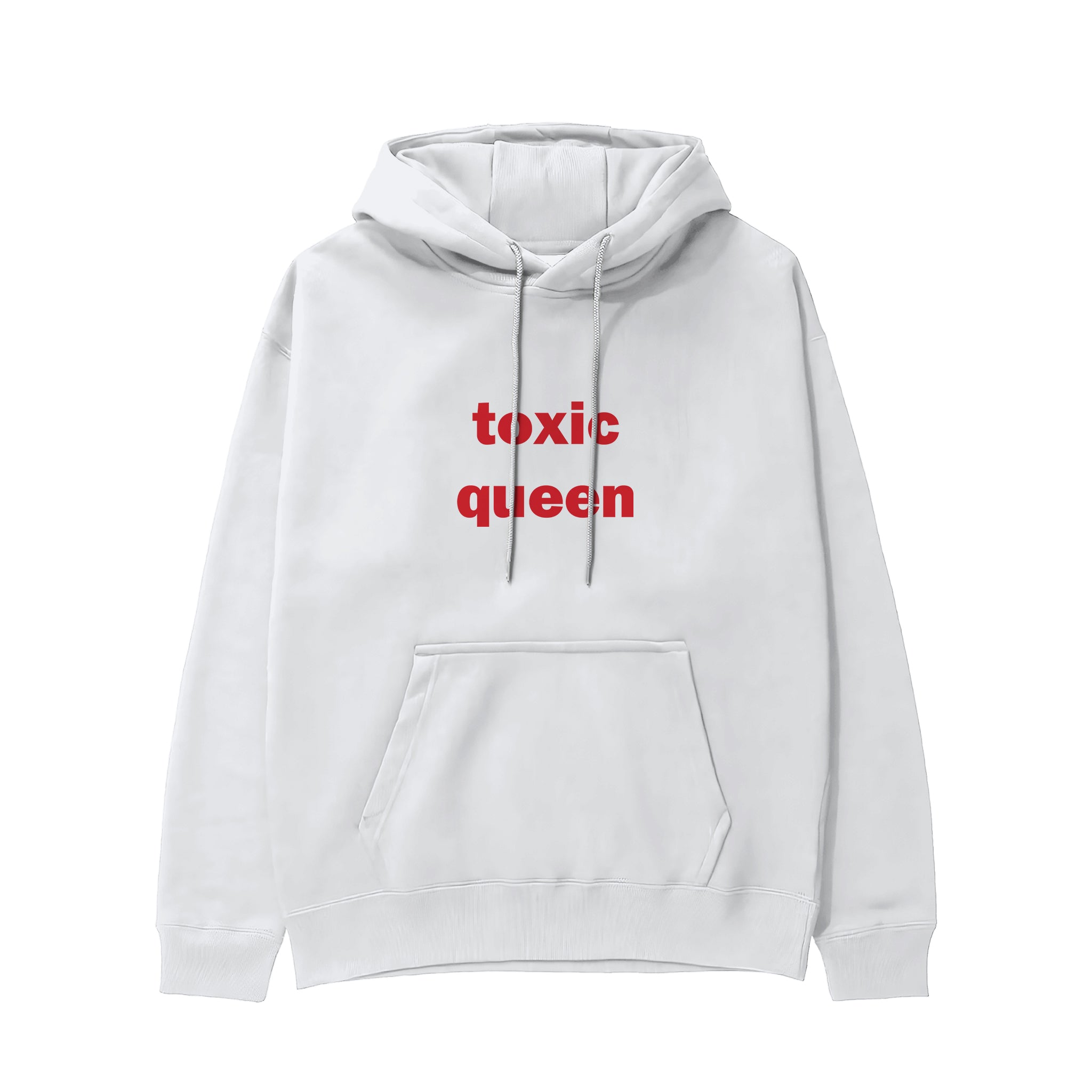 Toxic Queen Hoodie - Beyaz - ön görünüm