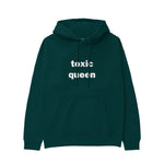 Toxic Queen Hoodie - Koyu Yeşil - ön görünüm